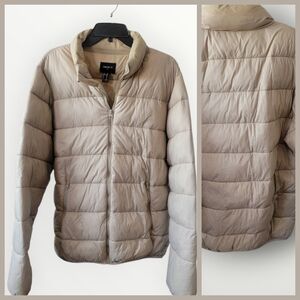 Tan Puffer Jacket